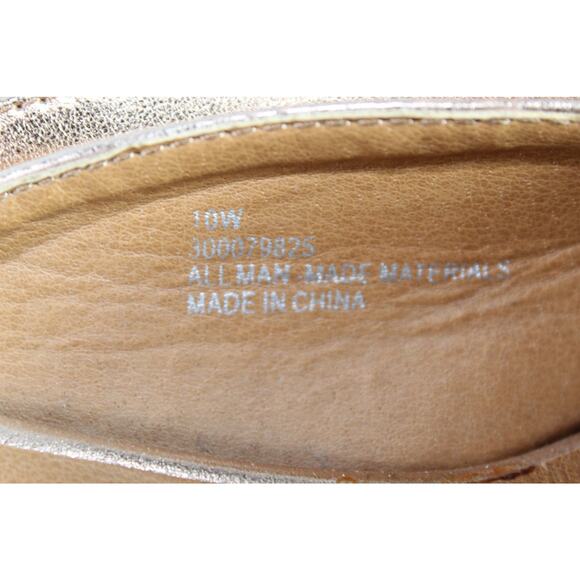 Catherine's penny loafer mules metallic rose gold size 10 wide width - Picture 6 of 6